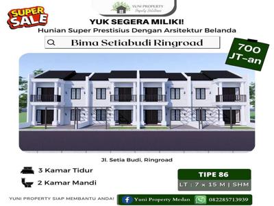 DIJUAL RUMAH BIMA SETIABUDI RINGROAD KAWASAN STRATEGIS NYAMAN DIMEDAN