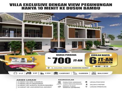 Dijual Rumah Dengan Nuansa Villa di Lembang Bandung