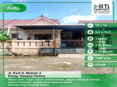 Dijual rumah hunian Jl. P.H.Muksin II - Komp. Hosana Victory