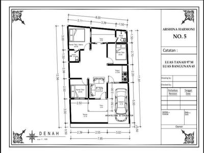 Dijual Rumah Moderen Homey dilokasi strategis di Jl Sidomoyo