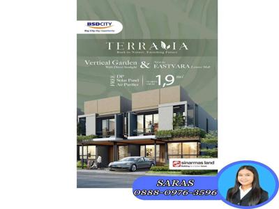 Dijual Rumah TERRAVIA bsd city cluster ADORA Diskon 12.5%