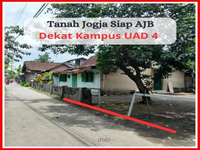 Dijual Tanah Dalam Kota Jogja 5 Juta-an/m Luas 348 m