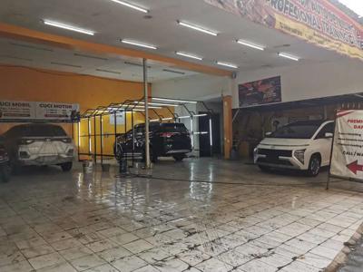 Disewakan Workshop Carwash Cuci Mobil Showroom Premium
