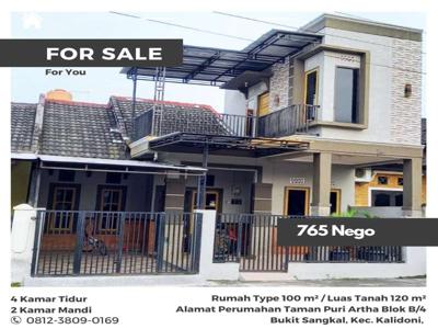 Jual rumah di bukit sangkal kalidoni