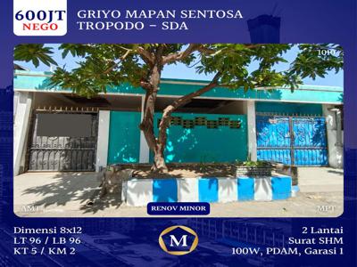 Jual Rumah Murah Griyo Mapan Sentosa Dkt Juanda Waru Sedati Tropodo