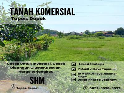 Jual Tanah Tapos Murah Dekat Tol jagorawi Cocok Untuk Cluster SHM