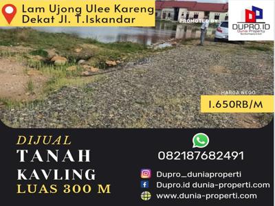 Lam Ujong Ulee Kareng Tanah Kavling dijual luas 300m dekat Banda Aceh
