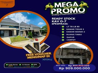 Ready Stock promo rumah modern di Permata Garden Regency Batu*