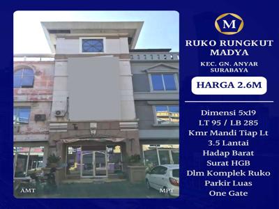 Ruko Surabaya Timur Rungkut Madya Dkt Gunung Anyar Pondok Candra