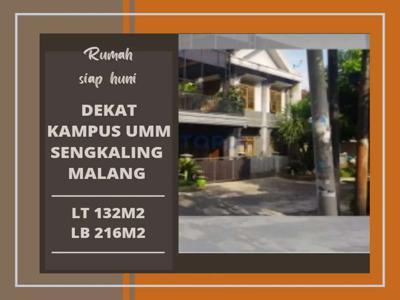 Rumah 2 Lantai murah Dekat Kampus UMM Malang