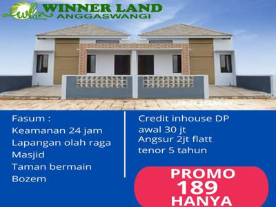 Rumah baru winner Land type 42/72