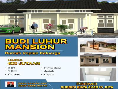 RUMAH HARGA 400 JUTAAN LOKASI PINGGIR JALAN