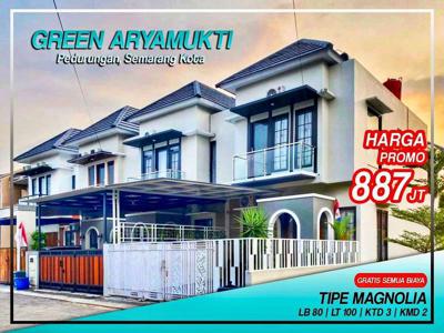 Rumah Mewah 2 Lantai Aryamukti Majapahit Semarang