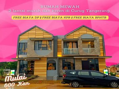 Rumah Mewah 2Lantai 3KT 2KM, Harga Terjangkau, Bisa KPR, Tanpa DP