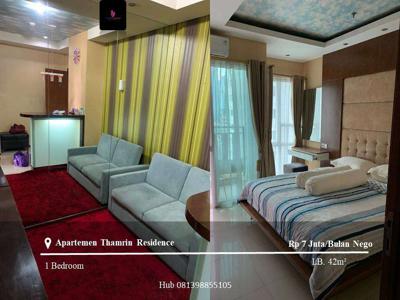 Sewa Apartemen Thamrin Residence Type I High Floor 1BR Full Furnished