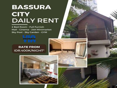 Sewa Apartement Bassura City Harian Harga Mulai 450an/mlm - C0823