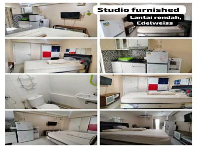Studio furnished lantai rendah apartemen Bassura City