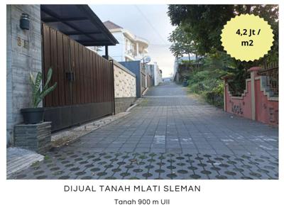 Tanah Dijual, Dekat UII, Siap AJB Notaris