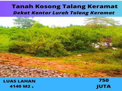 Tanah Kosong Area Talang Keramat