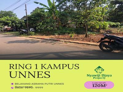 TANAH RING 1 KAMPUS UNNES GUNUNGPATI SEMARANG LOKASI KALISEGORO