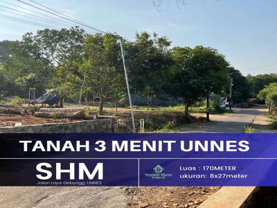 Tanah shm pinggir jalan bagus siap bangun kos