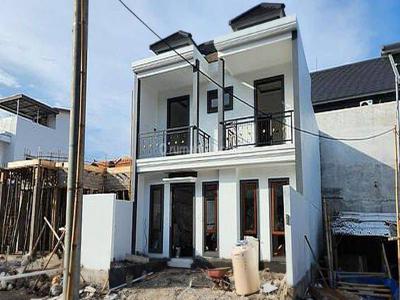 Disewakan rumah villa 2 lantai kondisi baru gress dengan konsep minimalis di Jimbaran, Badung.