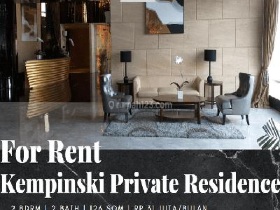 For Rent Kempinski Private Residence Apartement Full Furnished 2br