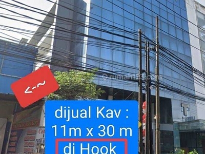 Kav Komersil 11x30, bisa bangun 5 lantai di Ciputat pondok pinang 330 m Bagus strategis