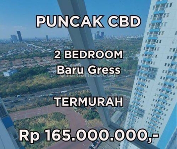 Termurah‼️ Apartemen 2 Kamar Tidur Puncak CBD Baru Gress