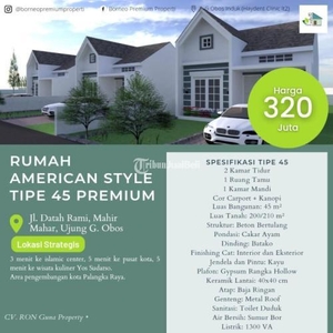 Dijual Perumahan American Style Tipe 45 Premium Lokasi Strategis - Palangka Raya