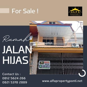 Dijual Rumah 2.5 Lantai 3KT 2KM Jalan Hijas - Kota Pontianak