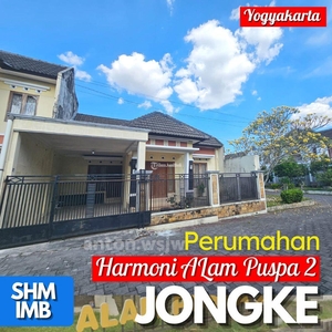 Jual Rumah Bekas Lt 147 m2 SHM IMB 3KT 2KM Perum Harmoni Alam Puspa II Jongke - Sleman Yogyakarta