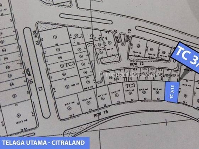 Hot disewakan Komersial Area Telaga Utama Road Citraland