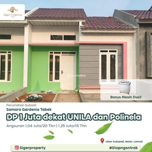 Jual Rumah Subsidi Tipe 36/72 2KT 1KM Di Daerah Hajimena – Bandar Lampung