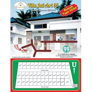Jual Rumah Tipe 45/84 Perumahan Villa Jati Asri 99 Itera - Lampung