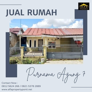 Dijual Rumah Baru Purnama Agung 7 2KT 2KM LT153 LB75 - Pontianak Kalimantan Barat