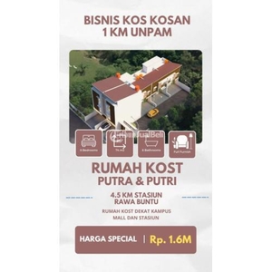Kost Dekat UNPAM Serpong Bonus Furniture - Tangerang Selatan