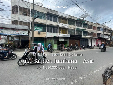 DIJUAL MURAH Ruko Kapten Jumhana Murah Daerah Asia Pusat Kuliner