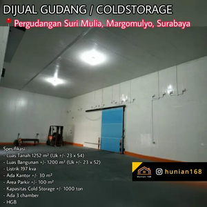 Gudang Coldstorage Cold Storage Suri Mulia Margomulyo Permai Surabaya