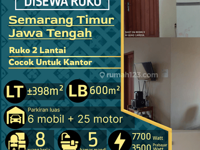 Ruko 2 Lantai di Semarang Timur, Semarang, Cocok Untuk Usaha