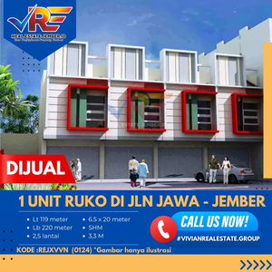 RUKO STRATEGIS DI JLN JAWA KAMPUS JEMBER