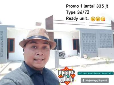 Rumah Baru saat Idul Fitri '24. SULTAN R.BOYOLALI_ PROMO ready unit