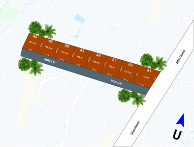 Dijual Tanah Murah Dekat Perumahan villa green village luas 131m