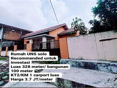 Rumah murah UNS Surakarta