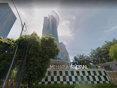 Sewa Kantor Menara Global Luas 142 m2 Partisi - Jakarta Selatan