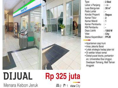 Dijual Apartemen Menara Kebon Jeruk 2 BR Siap Huni Jakarta Barat