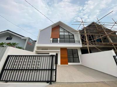 rumah 2 lantai di Jatiasih free AC row jalan lebar