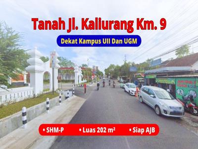 Dekat Kampus UGM Tanah Jalan Kaliurang KM 10