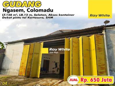 Dijual Gudang Ngasem, Colomadu