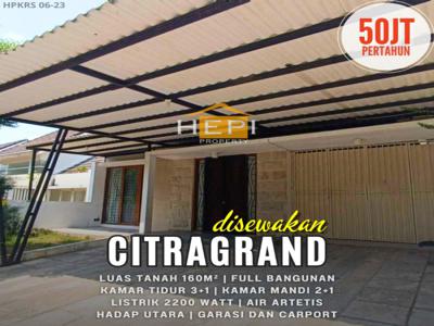 Disewakan Rumah di Citragrand Semarang